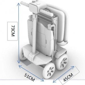 Bili Bike Skuter elektryczny składany BILI BIKE FOLD Z1 żółty 7