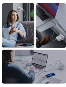 Ładowarka Ugreen 15337 Nexode 1x USB-A 3x USB-C 5 A (15337) 7