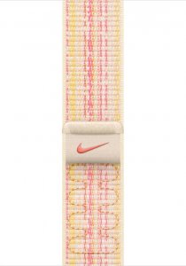 Apple Opaska sportowa Nike w kolorze księżycowej poświaty/różowym do koperty 45 mm 1