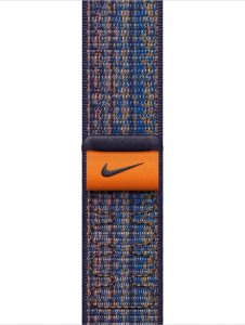 Apple Opaska sportowa Nike w kolorze sportowego błękitu/pomarańczowym do koperty 41 mm 1