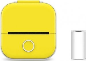 Drukarka etykiet Phomemo T02 Drukarka Termiczna Bluetooth Do Zdjęć Naklejek Notatek Etykiet / Żółty 11