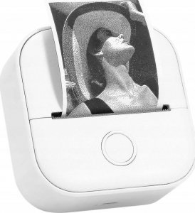 Drukarka etykiet Phomemo T02 Drukarka Termiczna Bluetooth Do Zdjęć Naklejek Notatek Etykiet / Biały 3