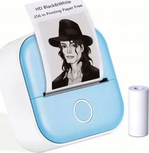 Drukarka etykiet Phomemo Phomemo T02 Drukarka Termiczna Bluetooth Do Zdjęć Naklejek Notatek Etykiet / Niebieska 3
