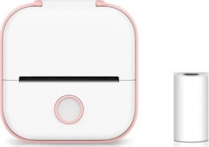 Drukarka etykiet Phomemo T02 Drukarka Termiczna Bluetooth Do Zdjęć Naklejek Notatek Etykiet / Biało - Różowa 4