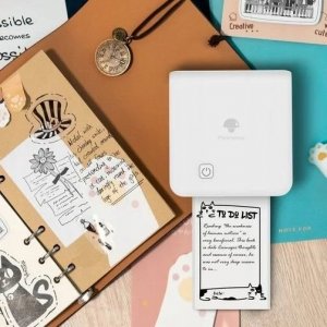 Drukarka etykiet Phomemo Phomemo M02 Pro Drukarka Termiczna Bluetooth 300dpi Do Zdjęć Naklejek Notatek Etykiet / Biała 10