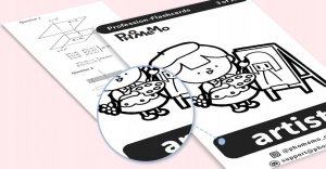 Drukarka etykiet Phomemo Phomemo M04 As Mini Drukarka Termiczna Bluetooth Do Notatek Naklejek Etykiet Zdjęć Grafik / 15-110mm / 300dpi 6