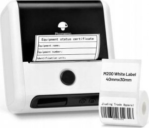 Drukarka etykiet Phomemo Phomemo M200 Drukarka Termiczna Bluetooth 20-75mm 203dpi Do Etykiet Zdjęć Notatek Naklejek / Biała 3