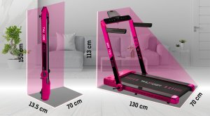 Bieżnia Thunder RACE-PINK elektryczna 9