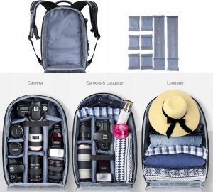 Plecak Kf Plecak Fotograficzny Kf Foto Duży Na Aparat Dslr / Kf13.044 5