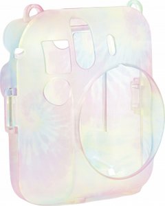 Pokrowiec LoveInstant Futerał Etui Pokrowiec Case do FujiFilm INSTAX Mini 12 + Kieszeń na Zdjęcia / Wielokolorowy Jasny 2