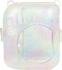 Pokrowiec LoveInstant Futerał Etui Pokrowiec Case do FujiFilm INSTAX Mini 12 + Kieszeń na Zdjęcia / Wielokolorowy Jasny 3