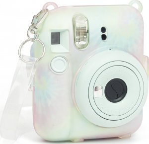 Pokrowiec LoveInstant Futerał Etui Pokrowiec Case do FujiFilm INSTAX Mini 12 + Kieszeń na Zdjęcia / Wielokolorowy Jasny 4