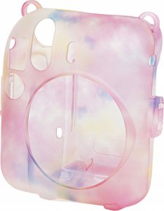 Pokrowiec LoveInstant Futerał Etui Pokrowiec Case do FujiFilm INSTAX Mini 12 + Kieszeń na Zdjęcia / Wielokolorowy Ciemny 3