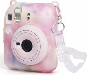 Pokrowiec LoveInstant Futerał Etui Pokrowiec Case do FujiFilm INSTAX Mini 12 + Kieszeń na Zdjęcia / Wielokolorowy Ciemny 5