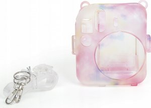 Pokrowiec LoveInstant Futerał Etui Pokrowiec Case do FujiFilm INSTAX Mini 12 + Kieszeń na Zdjęcia / Wielokolorowy Ciemny 6