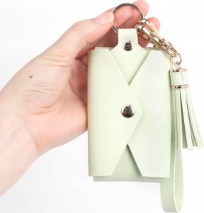 Pokrowiec LoveInstant Futerał Etui na Zdjęcia do FujiFilm Instax Mini / ZINK + Breloczek Klucze / Zielony 9