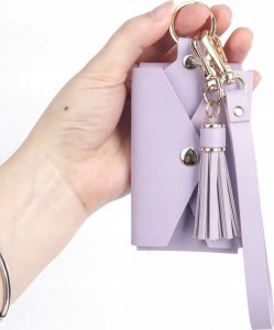 Pokrowiec LoveInstant Futerał Etui na Zdjęcia do FujiFilm Instax Mini / ZINK + Breloczek Klucze / Fioletowy 7