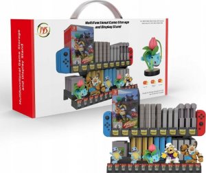 JYS Organizer / Stojak na Gry GAME BOY / SNES / N64 / NES / FC / SFC / HVC-MR / NDS3 / 3DS i Konsolę do Nintendo Switch / Switch OLED / NS198 10
