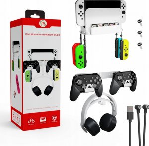 JYS Uchwyt Ścienny Wieszak na Ścianę do Nintendo Switch / Switch OLED / Switch LITE / NS252 2