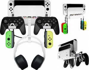 JYS Uchwyt Ścienny Wieszak na Ścianę do Nintendo Switch / Switch OLED / Switch LITE / NS252 6