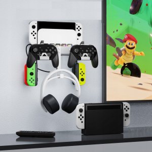 JYS Uchwyt Ścienny Wieszak na Ścianę do Nintendo Switch / Switch OLED / Switch LITE / NS252 8