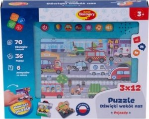 Dumel Puzzle Dźwięki wokół nas Pojazdy 2