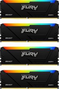 Pamięć Kingston Fury Beast RGB, DDR4, 64 GB, 3600MHz, CL18 (KF436C18BB2AK4/64) 2