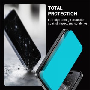 Crong Szkło hartowane 9H na cały ekran iPhone 15 Pro Max 3