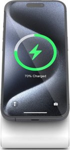 Ładowarka Crong Ładowarka bezprzewodowa 2w1 z MagSafe do iPhone i AirPods 5