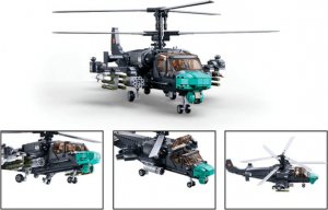 tomdorix Klocki HELIKOPTER ROSYJSKI K52S Śmigłowiec SZTURMOWY Alligator 7