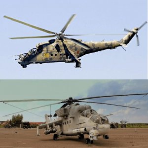 tomdorix Klocki wojsko HELIKOPTER MI24S Rosyjski Śmigłowiec Szturmowy 14