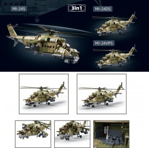 tomdorix Klocki wojsko HELIKOPTER MI24S Rosyjski Śmigłowiec Szturmowy 6