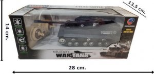 tomdorix Czołg Na Radio Tygrys R/C Zdalnie Sterowany ze Świecącymi Reflektorami LED 7