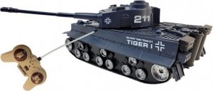 tomdorix Czołg Na Radio Tygrys R/C Zdalnie Sterowany ze Świecącymi Reflektorami LED 10