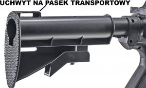 tomdorix M4A1 Replika ASG Karabin Snajperka Na Kulki CIĘŻKI 760G z Niebieską Latarką 11