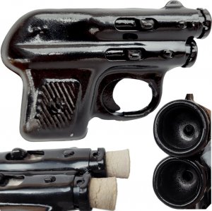 tomdorix KORKOWIEC PRL Odstraszasz Zwierzyny Rewolwer METALOWY Pistolet Hukowy Na Korki 3