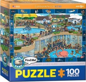 Eurographics Puzzle 100 EG-Crazy Aquarium 6100-0543 1
