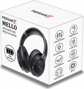 Słuchawki Feegar Mello czarne 9