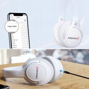 Słuchawki Feegar Mello białe 6