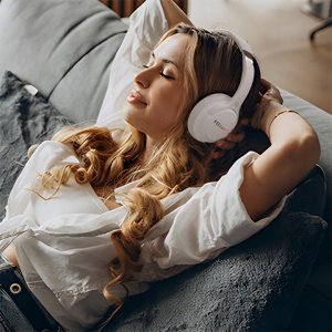 Słuchawki Feegar Mello białe 7