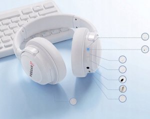 Słuchawki Feegar Mello białe 8