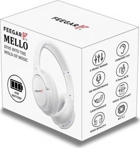 Słuchawki Feegar Mello białe 9