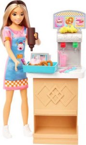 Lalka Barbie Mattel Skipper Pierwsza praca - Bar z przekąskami Zestaw do zabawy HKD79 1
