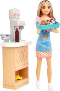 Lalka Barbie Mattel Skipper Pierwsza praca - Bar z przekąskami Zestaw do zabawy HKD79 2