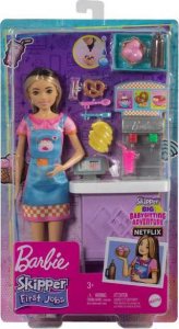 Lalka Barbie Mattel Skipper Pierwsza praca - Bar z przekąskami Zestaw do zabawy HKD79 6