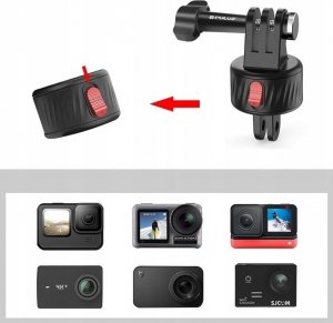 Puluz Szybkozłączka / Mocowanie / Uchwyt na Magnes do GoPro HERO 11 10 9 8 7 6 5 4 / SJCAM / Xiaomi / DJI / PU706B 8
