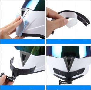 Puluz Uchwyt na Kask na Motor Rower Narty do GoPro / XIAOMI / SJCAM / DJI / PU847B 6