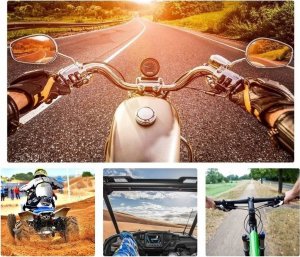 Puluz Uchwyt na Kask na Motor Rower Narty do GoPro / XIAOMI / SJCAM / DJI / PU847B 9