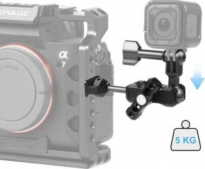 Puluz Ramię Uchwyt 3D Mocowanie Magic Arm 1/4'' na GoPro / SJCAM / XIAOMI / DJI / Insta360 / PU842B 8