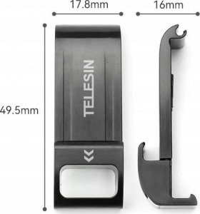 Telesin Drzwiczki Ładowania Klapka Baterii Zaślepka z otworem USB-C do GoPro HERO 11 10 9 / GP-CLC-G11 4